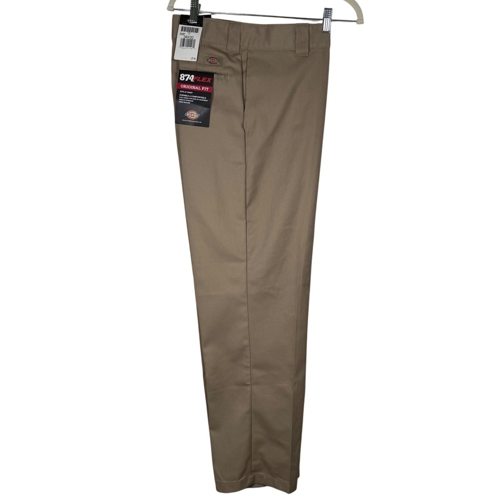 NWT‎ Dickies 874 Flex Pants 38x30 Men Sand Khaki Utility Streetwear Gorpcore